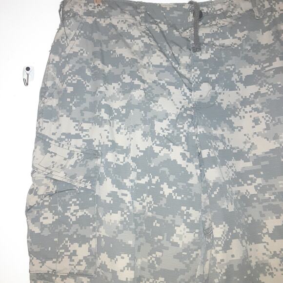 US Military Pants Mens Large Extra Short Digital Camo Army Trouser Ripstop - Picture 2 of 10